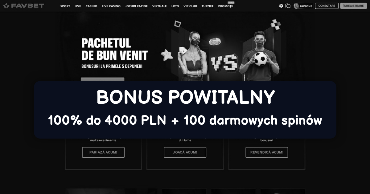 FavBet Casino welcome bonus