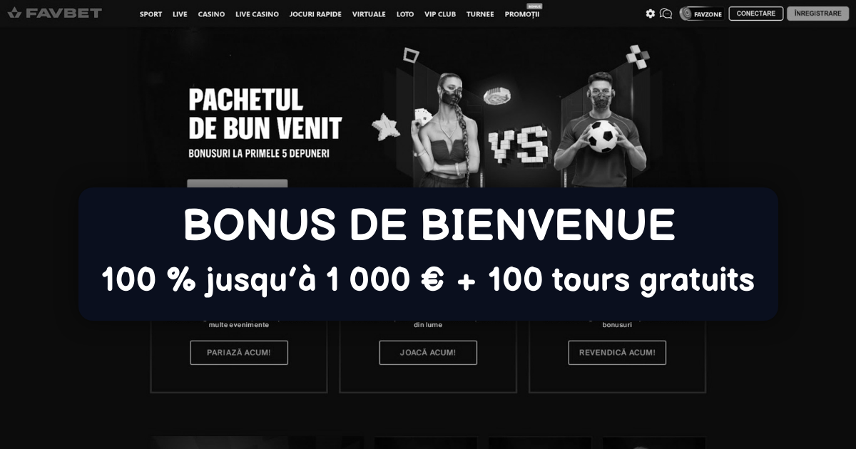 FavBet Casino welcome bonus