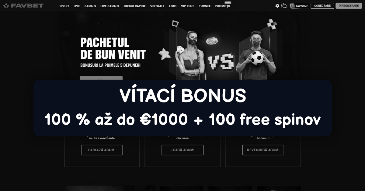 FavBet Casino welcome bonus